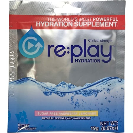 Re:play Hydration Powder, Raspberry Lemonade, PK500